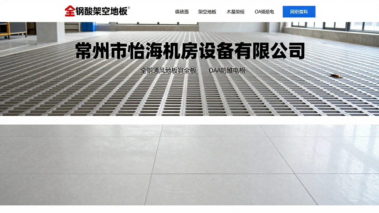 全钢架空地板 首页主视觉